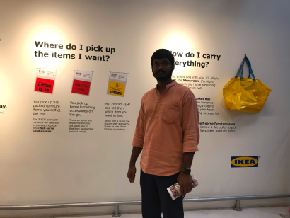 Ice cream counter at IKEA