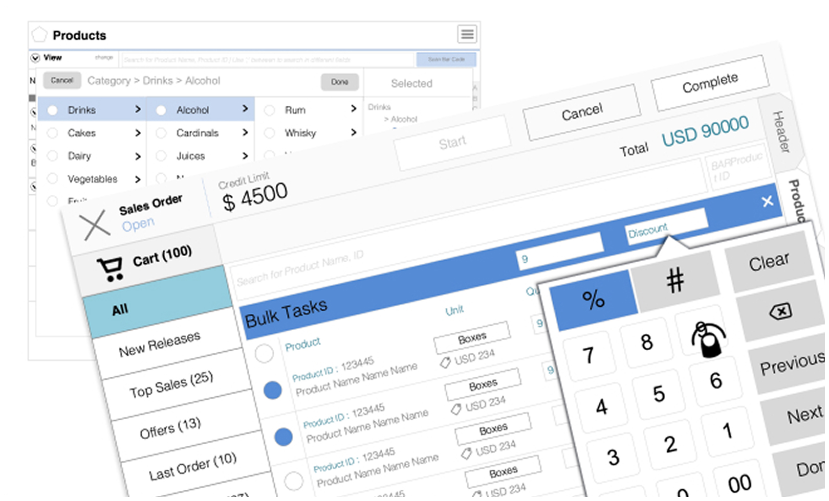 Field Sales Tablet Application