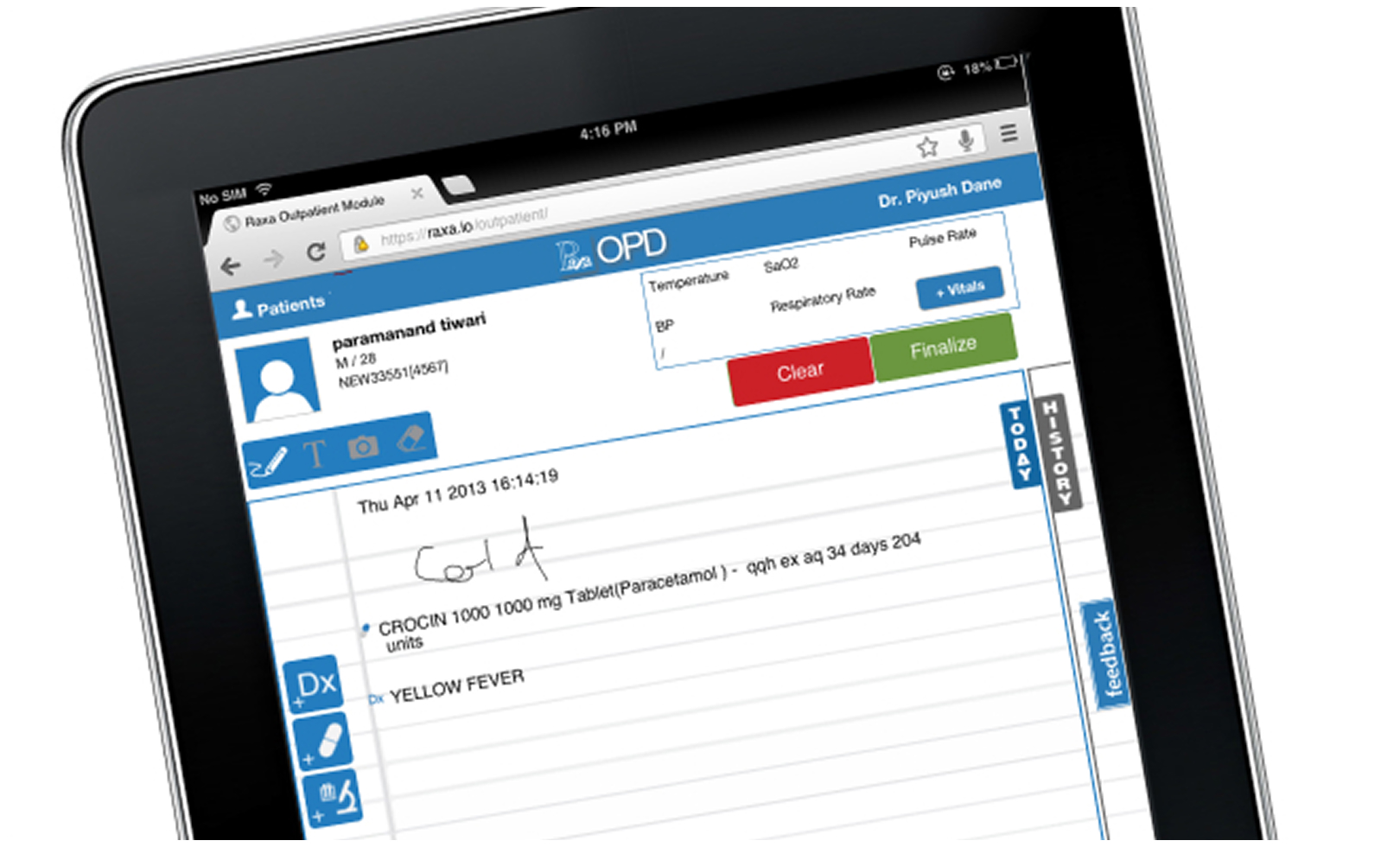 Doctor OPD Application